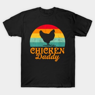 chicken  Poultry Farmer Father's Day  chicken dad T-Shirt